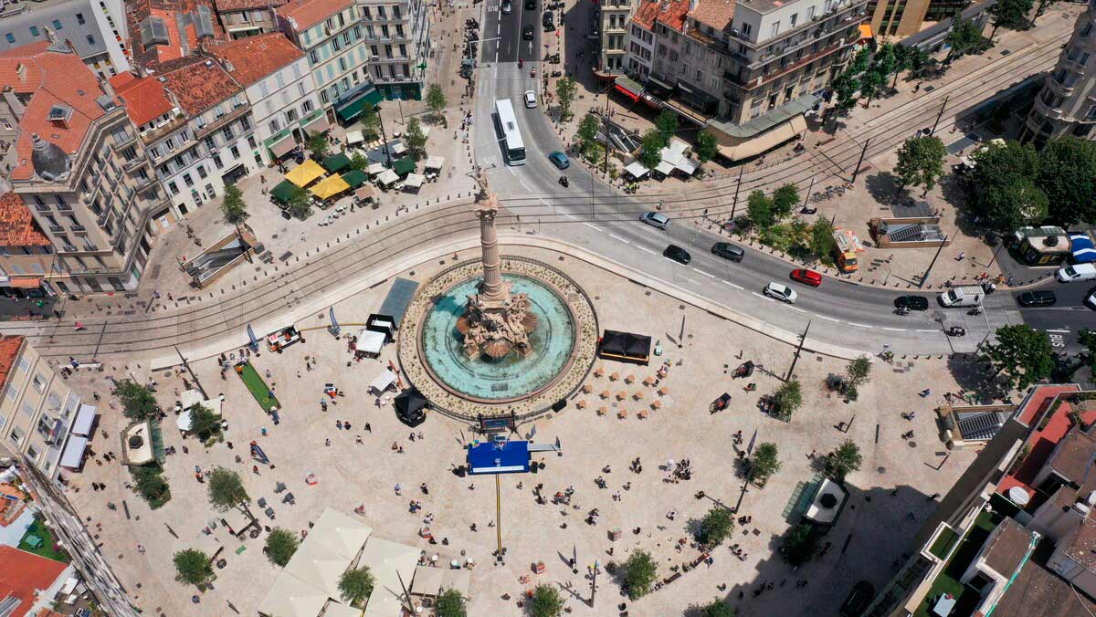 La place Castellane se transforme en un véritable lieu de vie